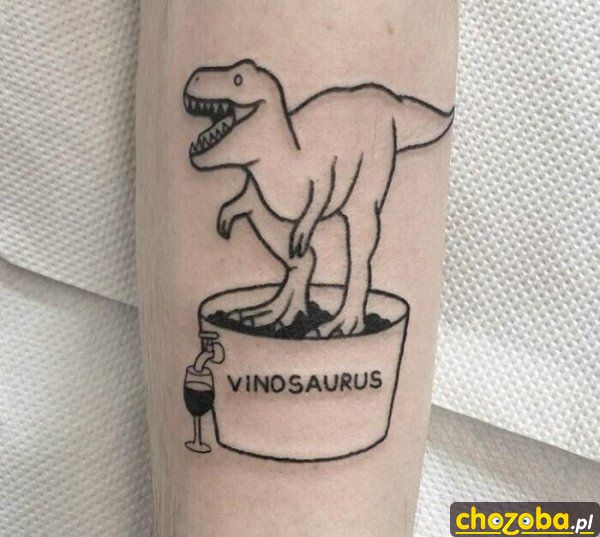 Tatuaż vinosaurus