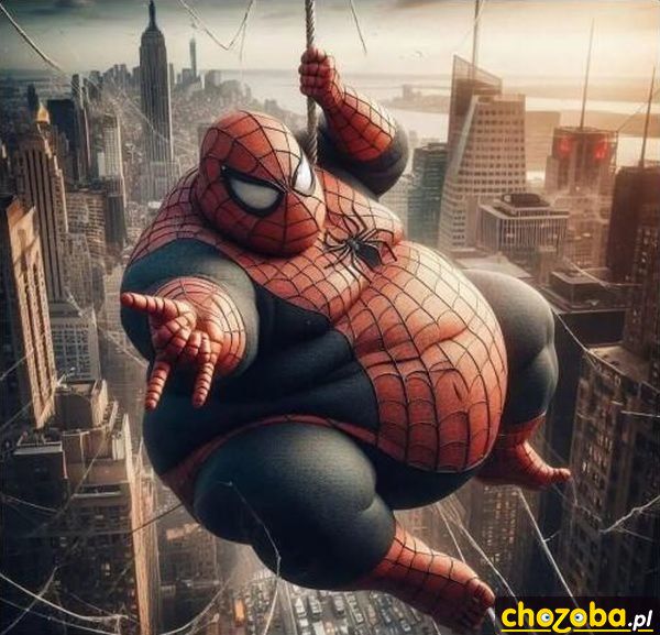 Gruby Spider-Man