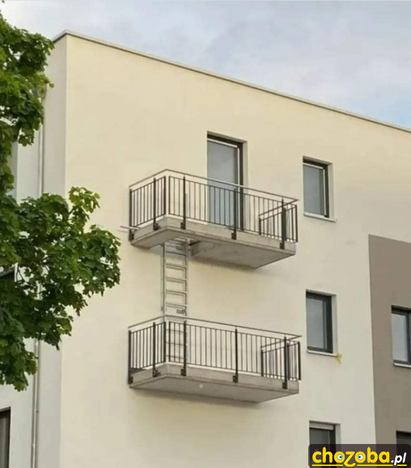 Drabina na balkon
