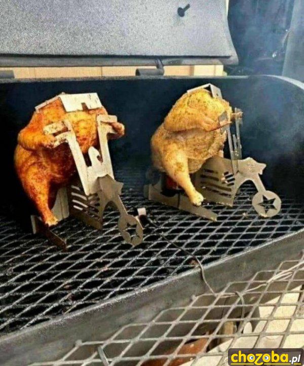 Kurczaki na grilu