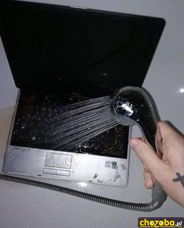 Czyszczenie laptopa