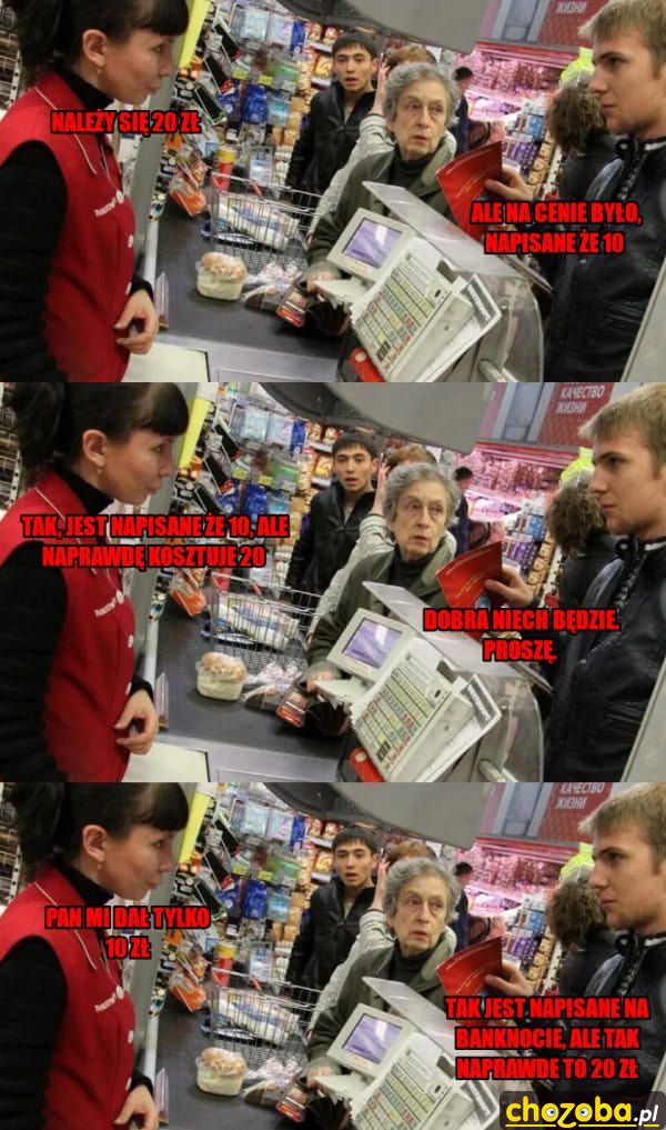 W markecie