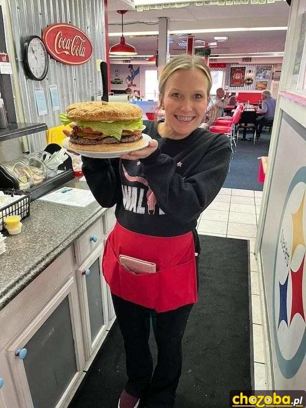 Duży hamburger