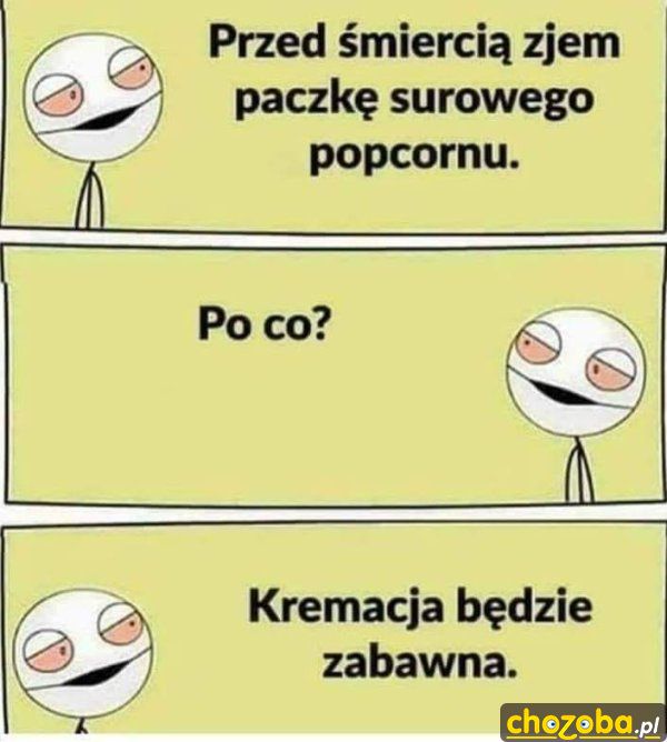 Zabawna kremacja