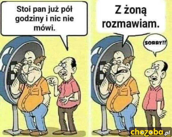 Rozmowa z żoną