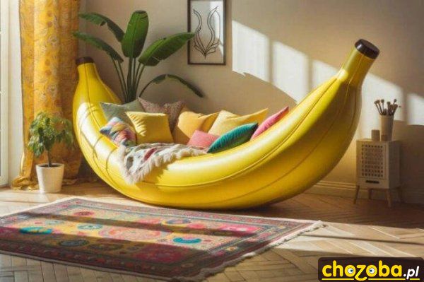 Bananowe łóżko