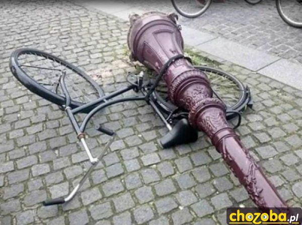 Za ciężki rower