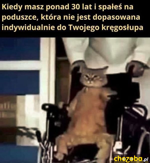 Poduszka na starość