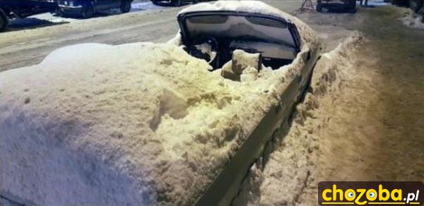 Kabriolet zimą