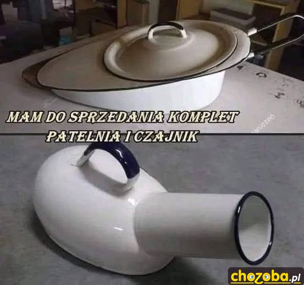 Patelnia i czajnik
