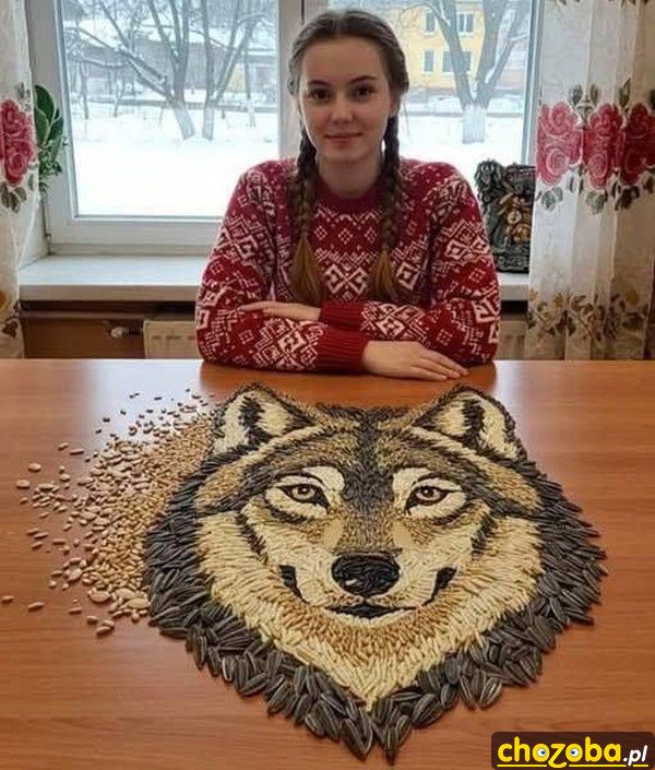 Pestki na stole