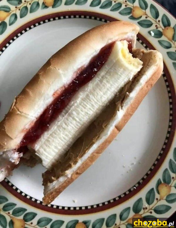 Wegetariański hot-dog