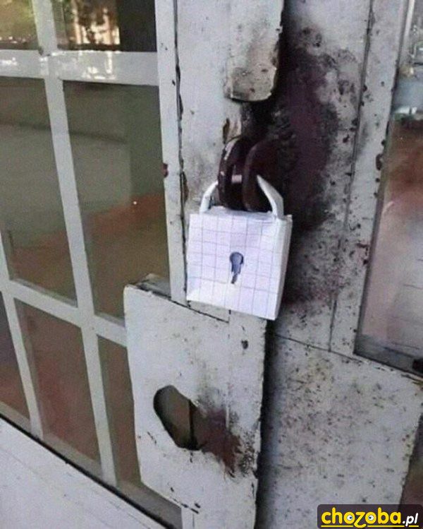 Zamknięte na kłódkę