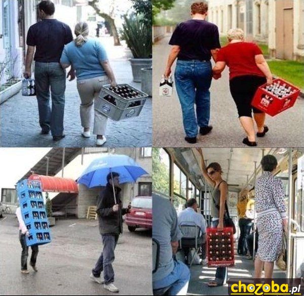 Żona z piwem