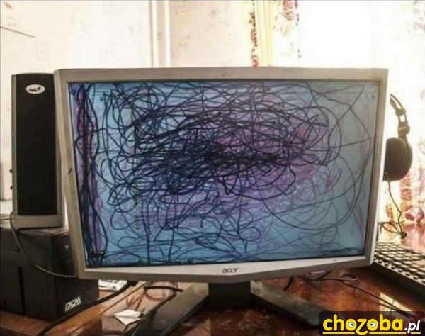 Dzieci i monitor