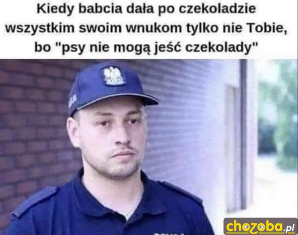 Nie dostał czekolady