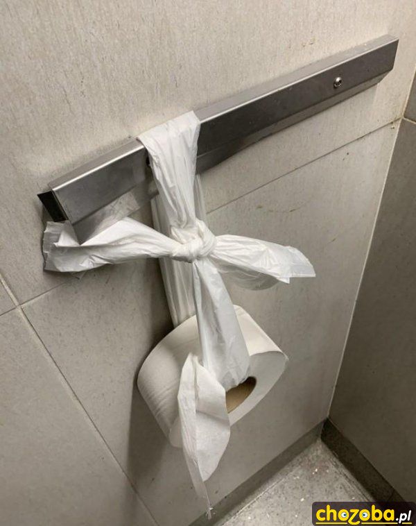 Wieszak na papier toaletowy