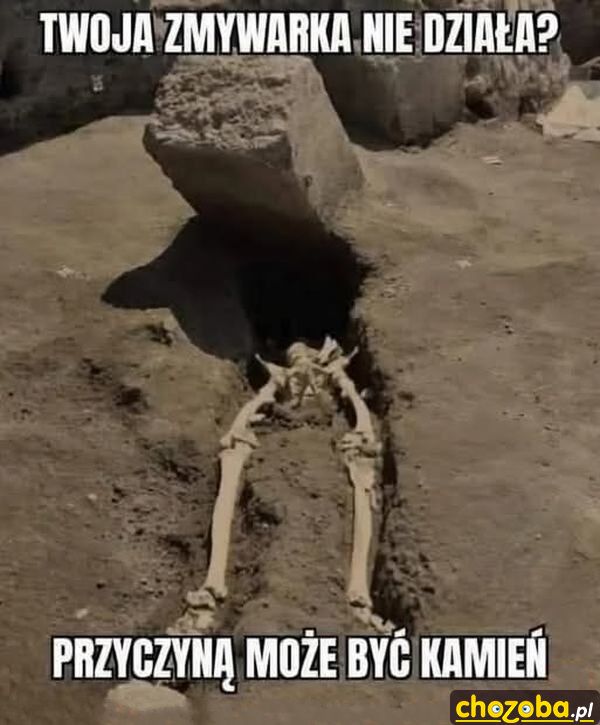 Kamień w zmywarce