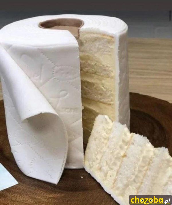 Papier toaletowy z ciasta