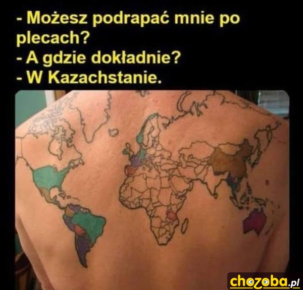 Swędzą plecy