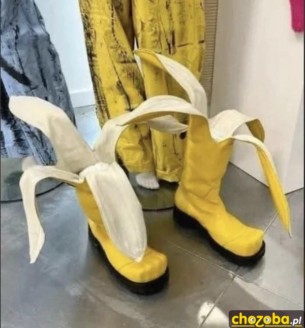 Bananowe buty