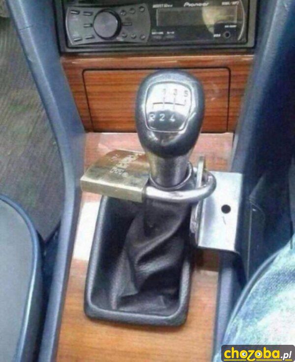 Zabezpieczone auto