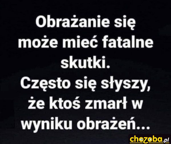 Obrażanie się
