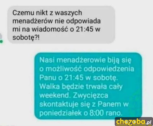 Walka menedżerów