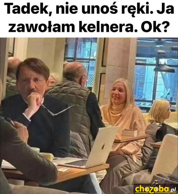 Tadek w restauracji