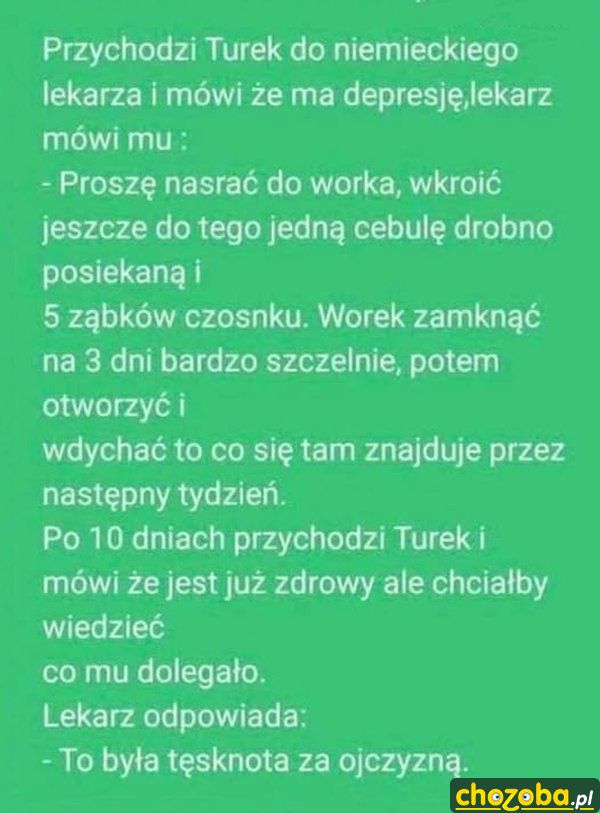 Turek u niemieckiego lekarza