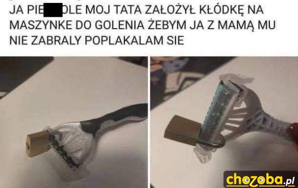 Kłódka na maszynkę