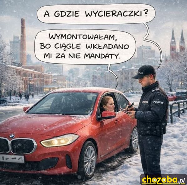 Gdzie wycieraczki?