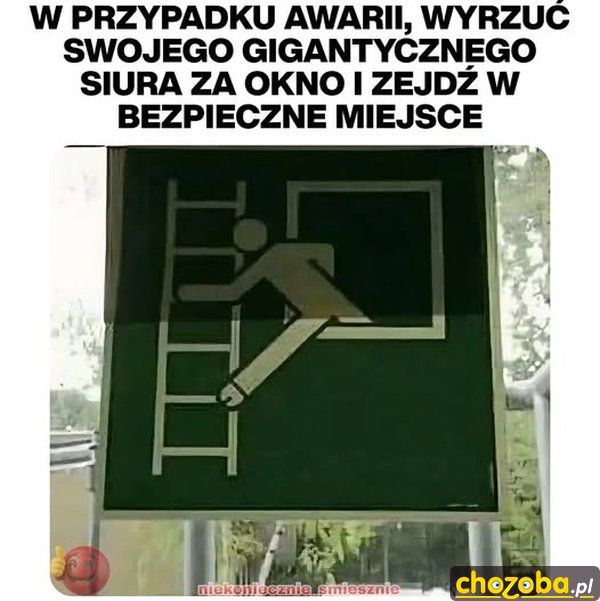 W przypadku awarii