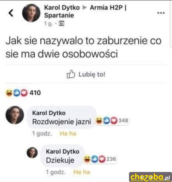 Rozdwojenie jaźni