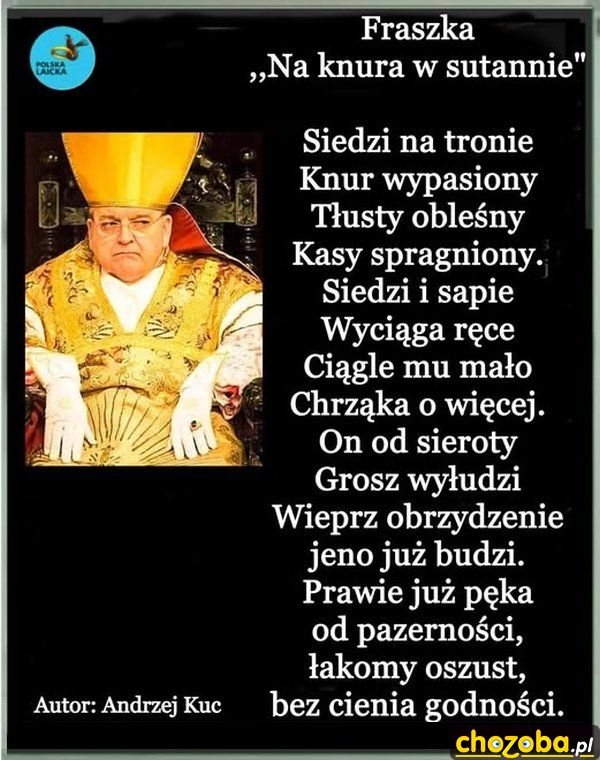 Fraszka na knura w sutannie