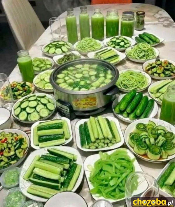 Ogórkowy poczęstunek