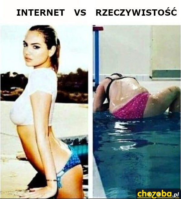 Internet vs rzeczywistość
