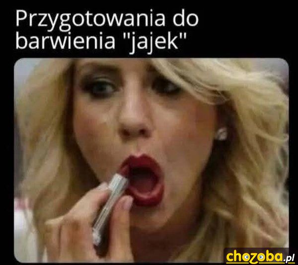 Barwienie jajek