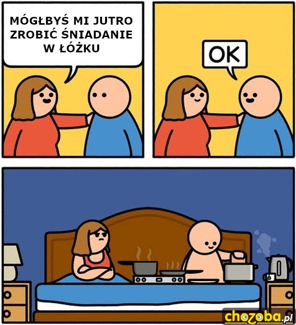 Śniadanie w łóżku
