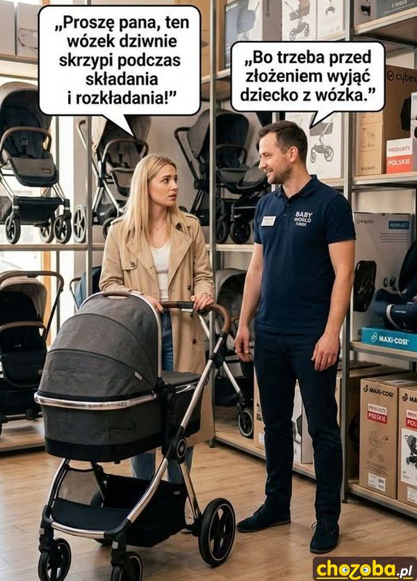 Skrzypiący wózek