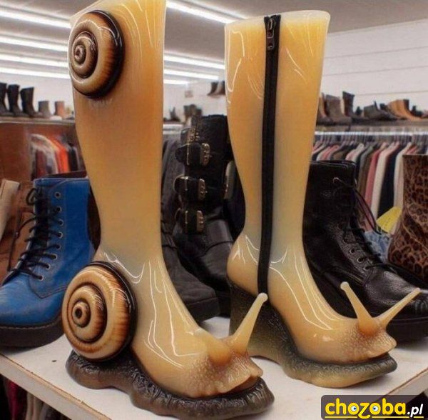 Ślimakowe buty