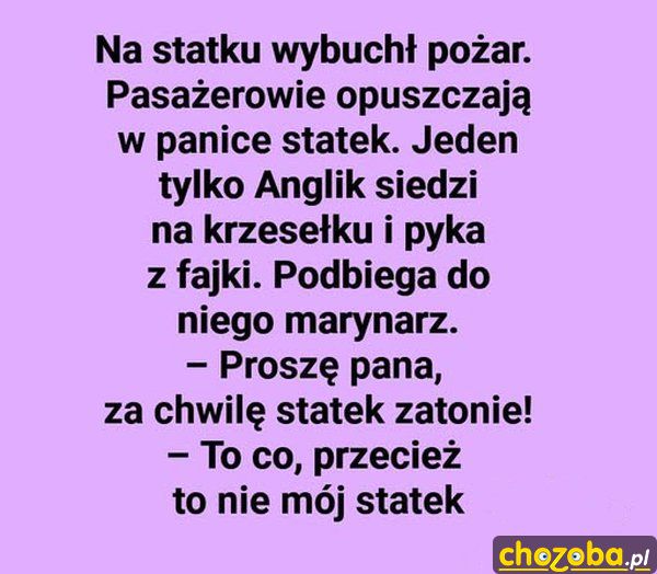 Anglik na statku