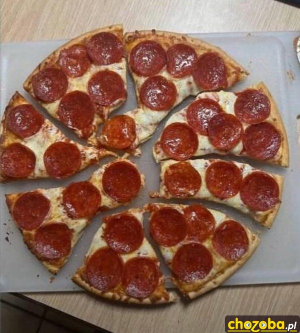 Pokrojona pizza