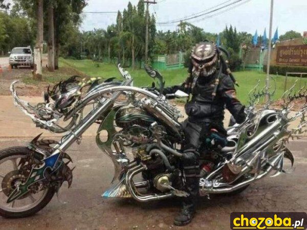 Predator na motorze
