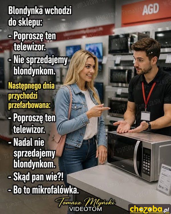 Nie sprzedajemy blondynkom