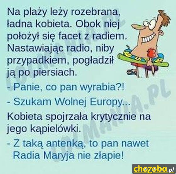 Radyjko na plaży