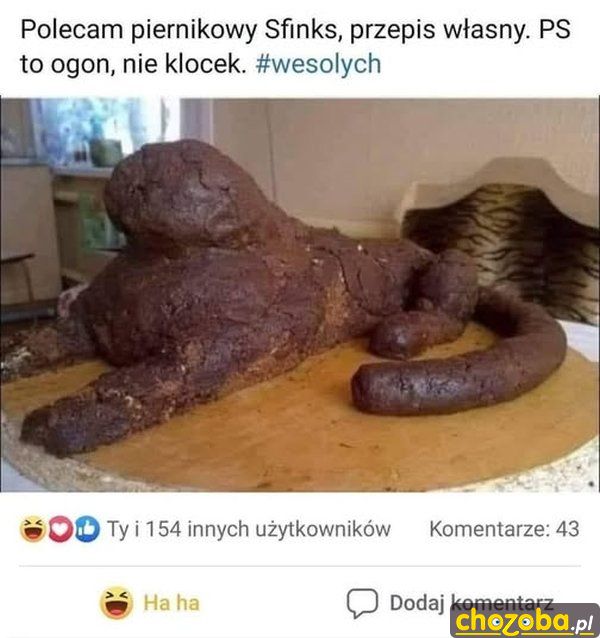 Piernikowy sfinks