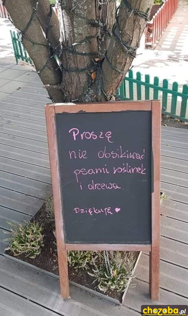 Nie obsikiwać