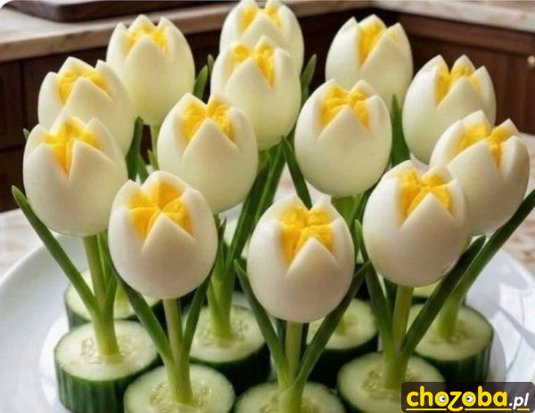 Jajeczne tulipany
