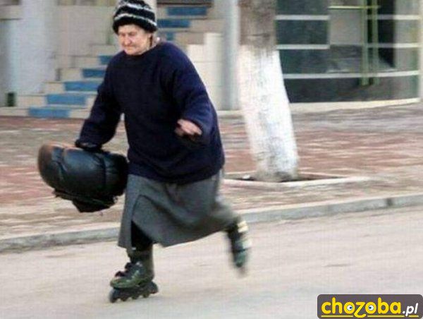 Babcia na rolkach